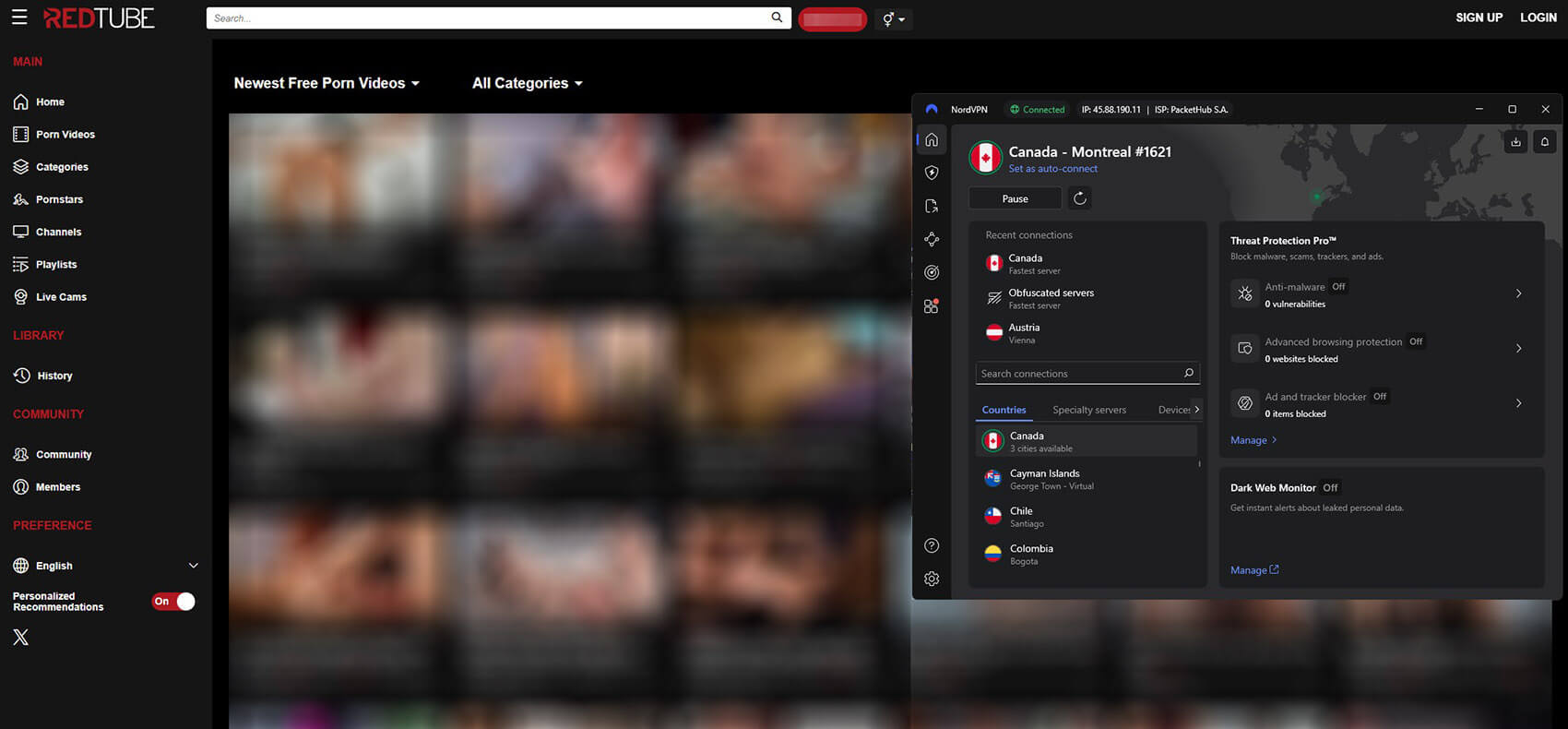 Nordvpn Redtube Porn Unblock