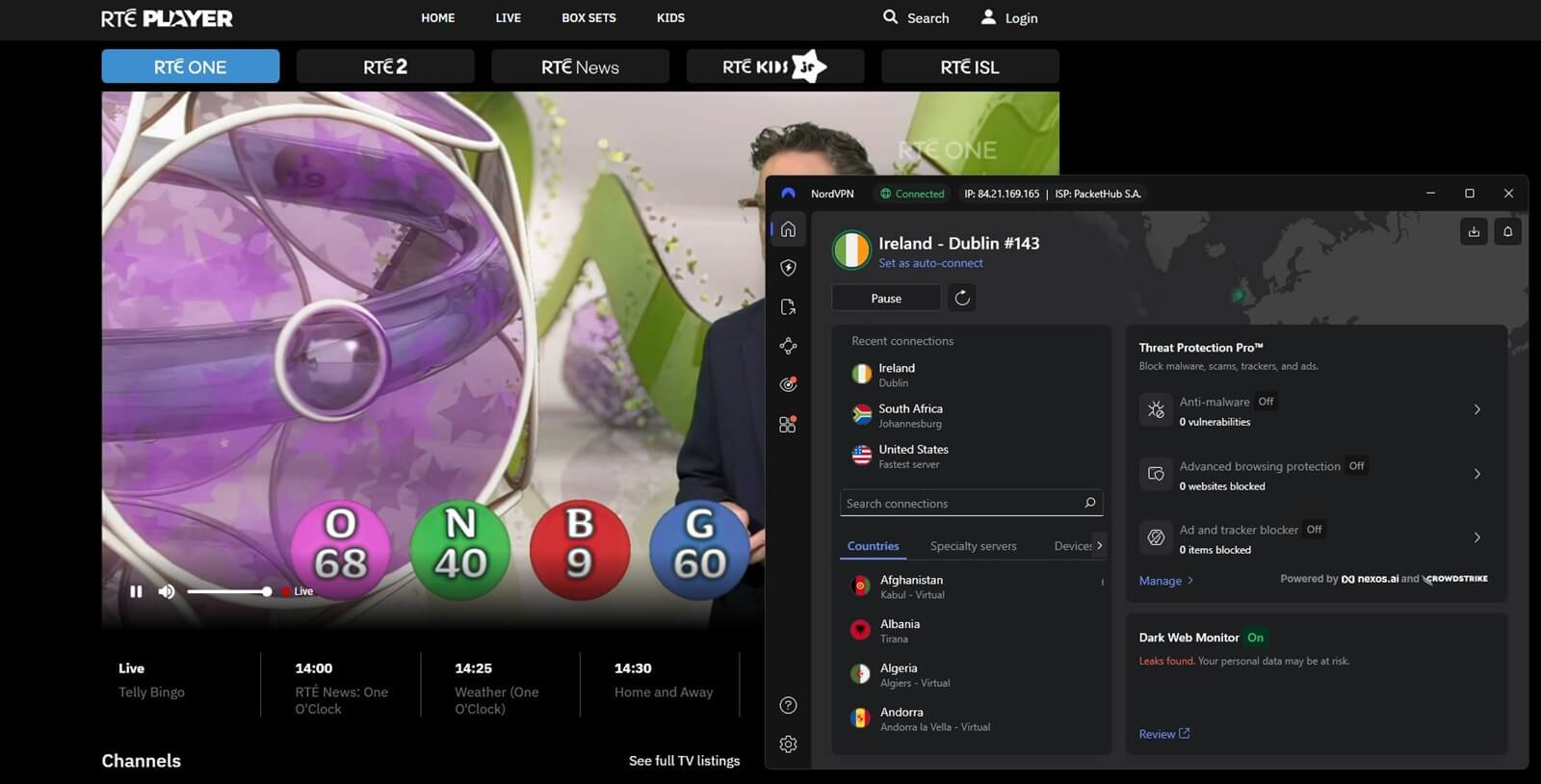 Nordvpn Rte Player Unblock