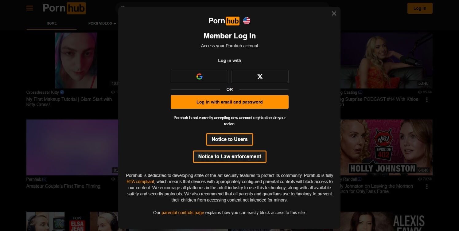 Pornhub Block Florida
