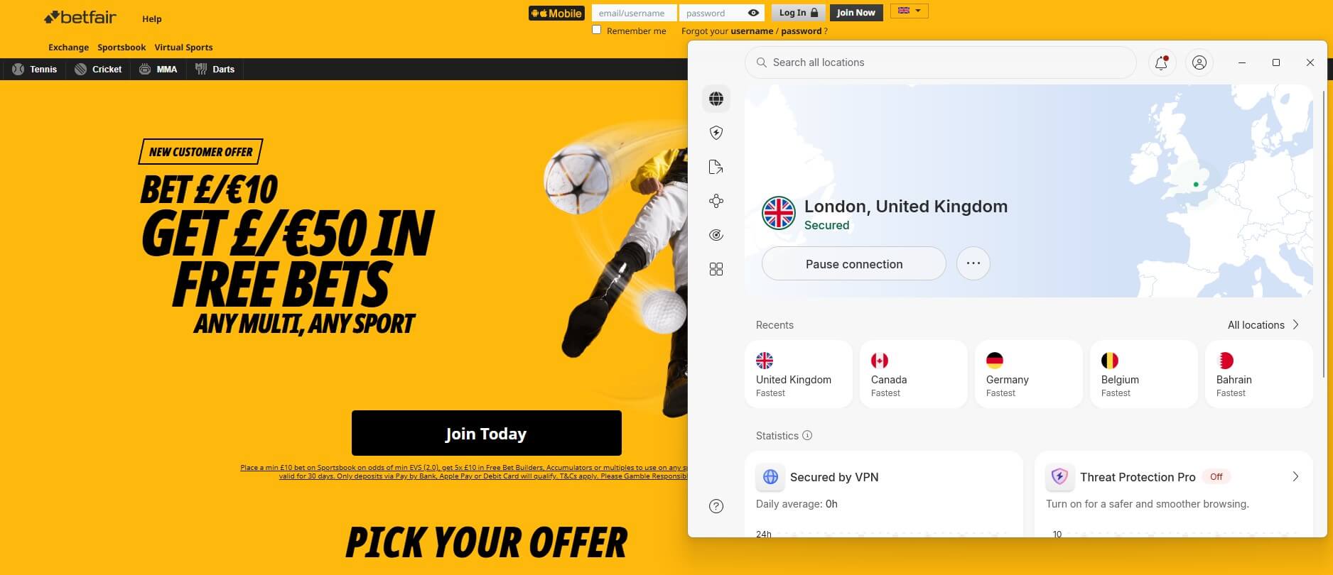 Nordvpn Betfair Unblock