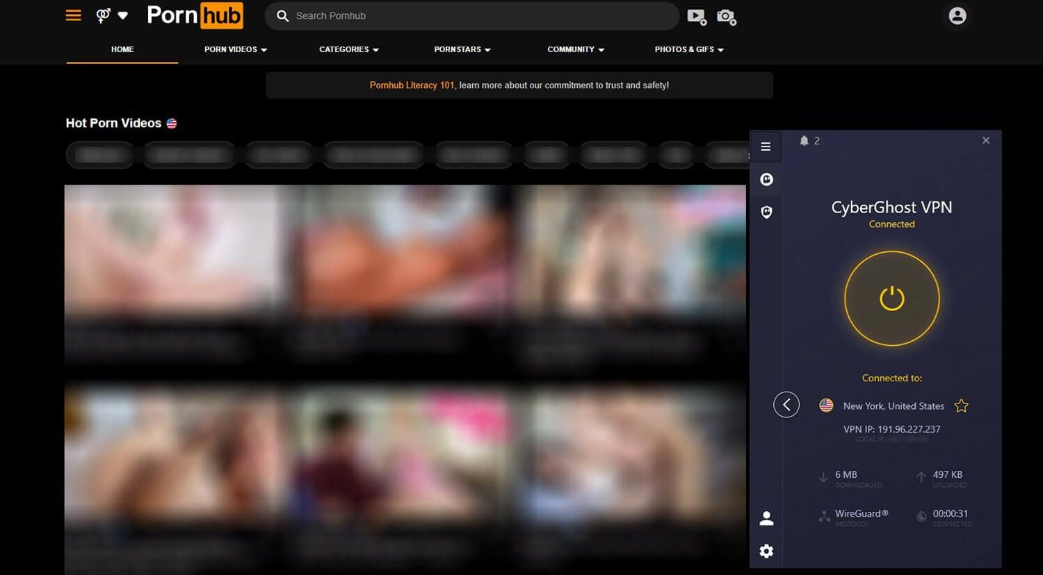 Cyberghost Pornhub Ohio Unblock