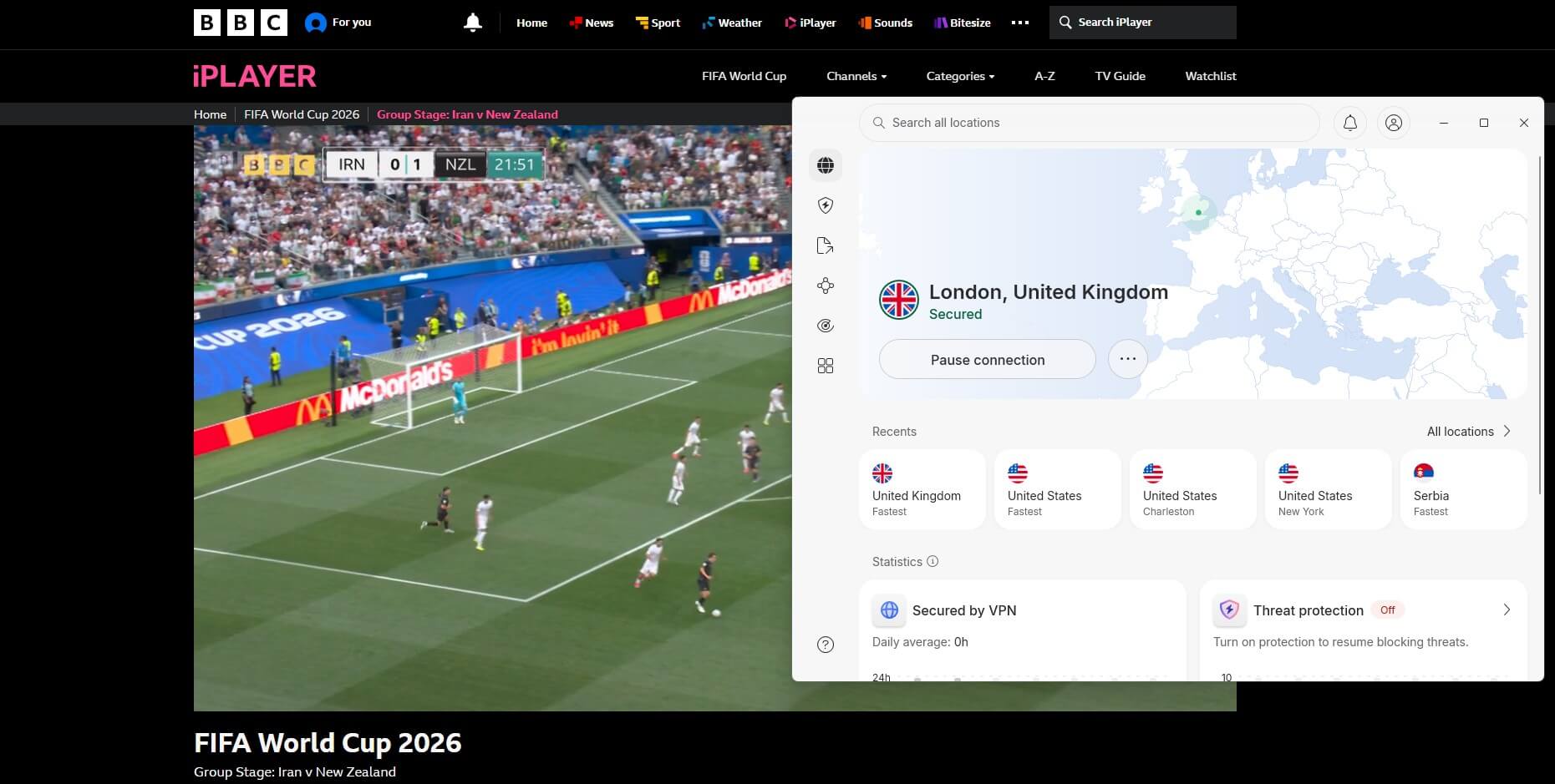 Nordvpn World Cup Streaming Iplayer