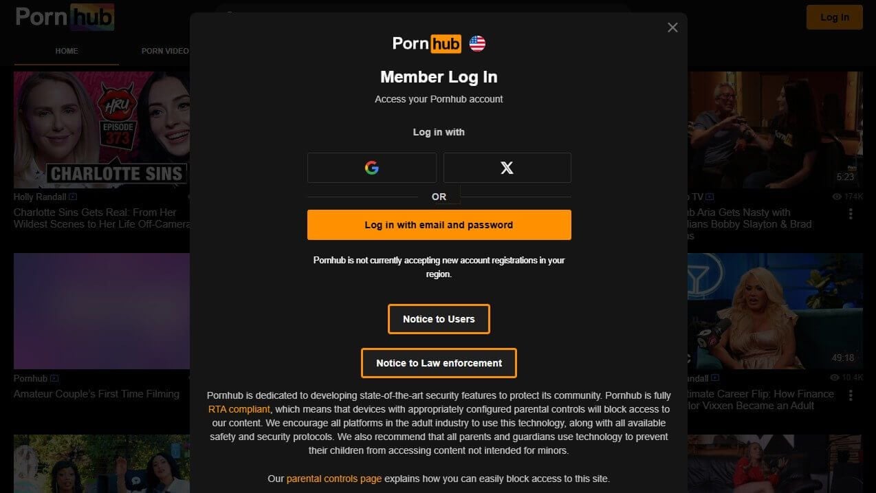 Porn Iowa Ban Pornhub
