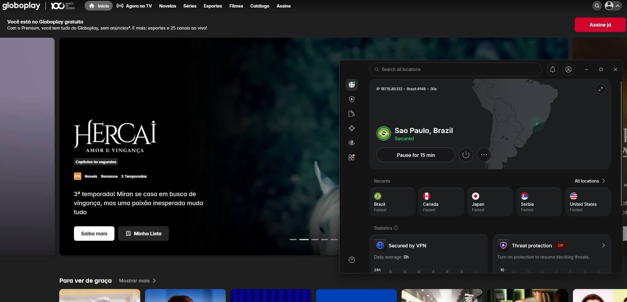 Nordvpn Globoplay Abroad
