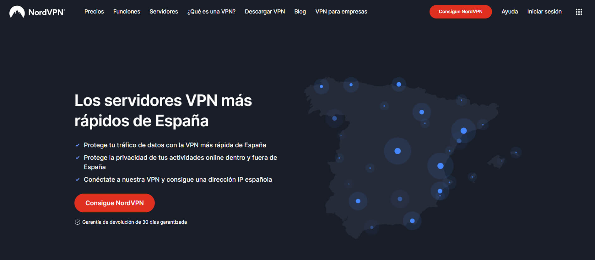 Usar VPN en España NordVPN