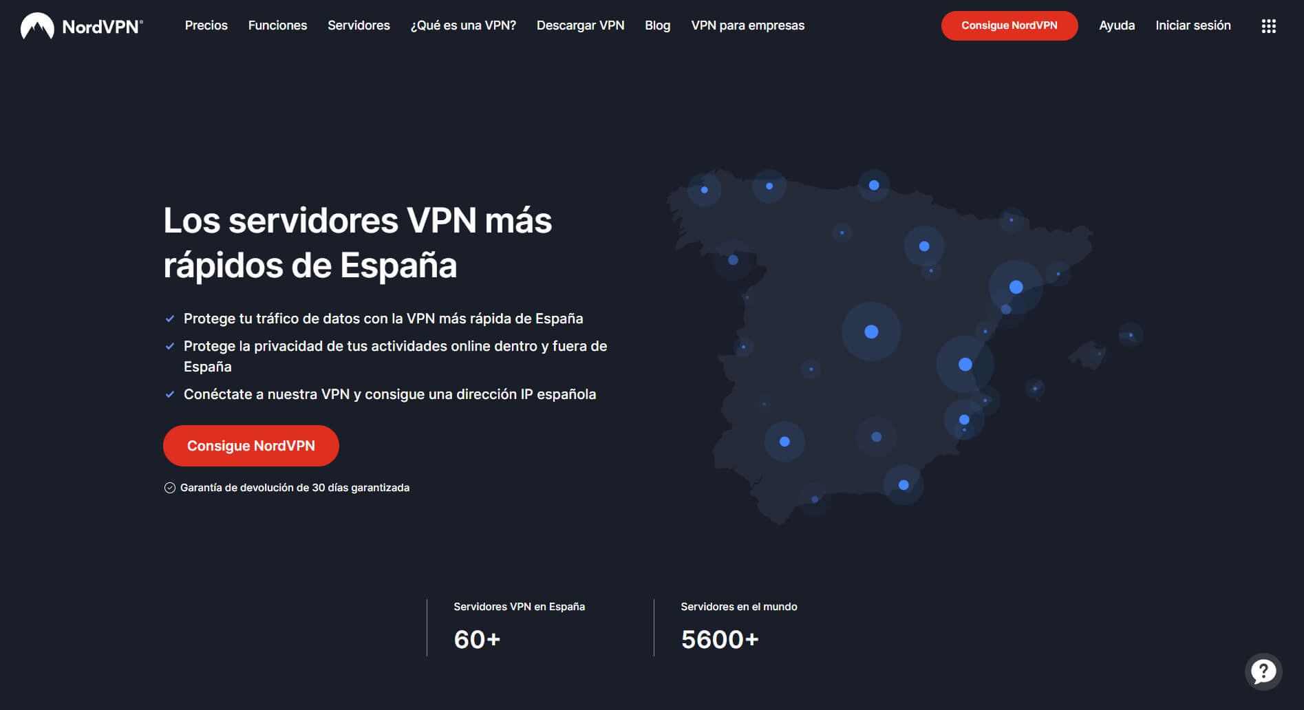 Usar VPN en España NordVPN