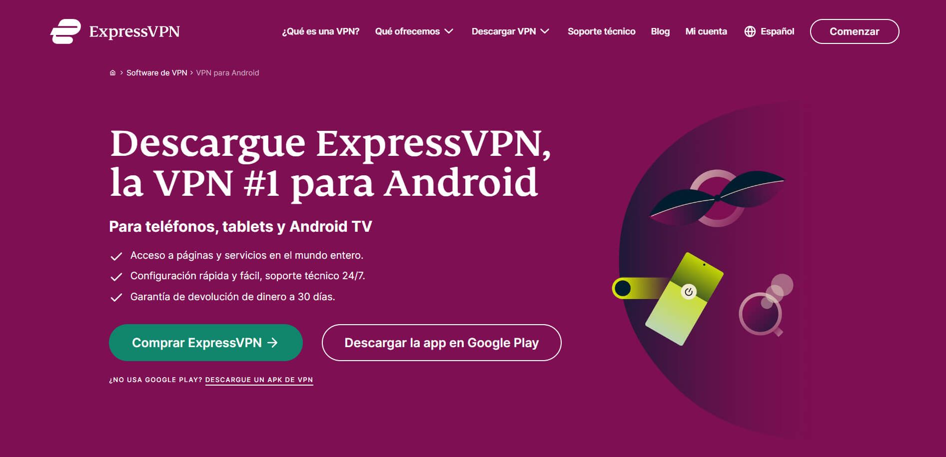 ExpressVPN Gratis para Android