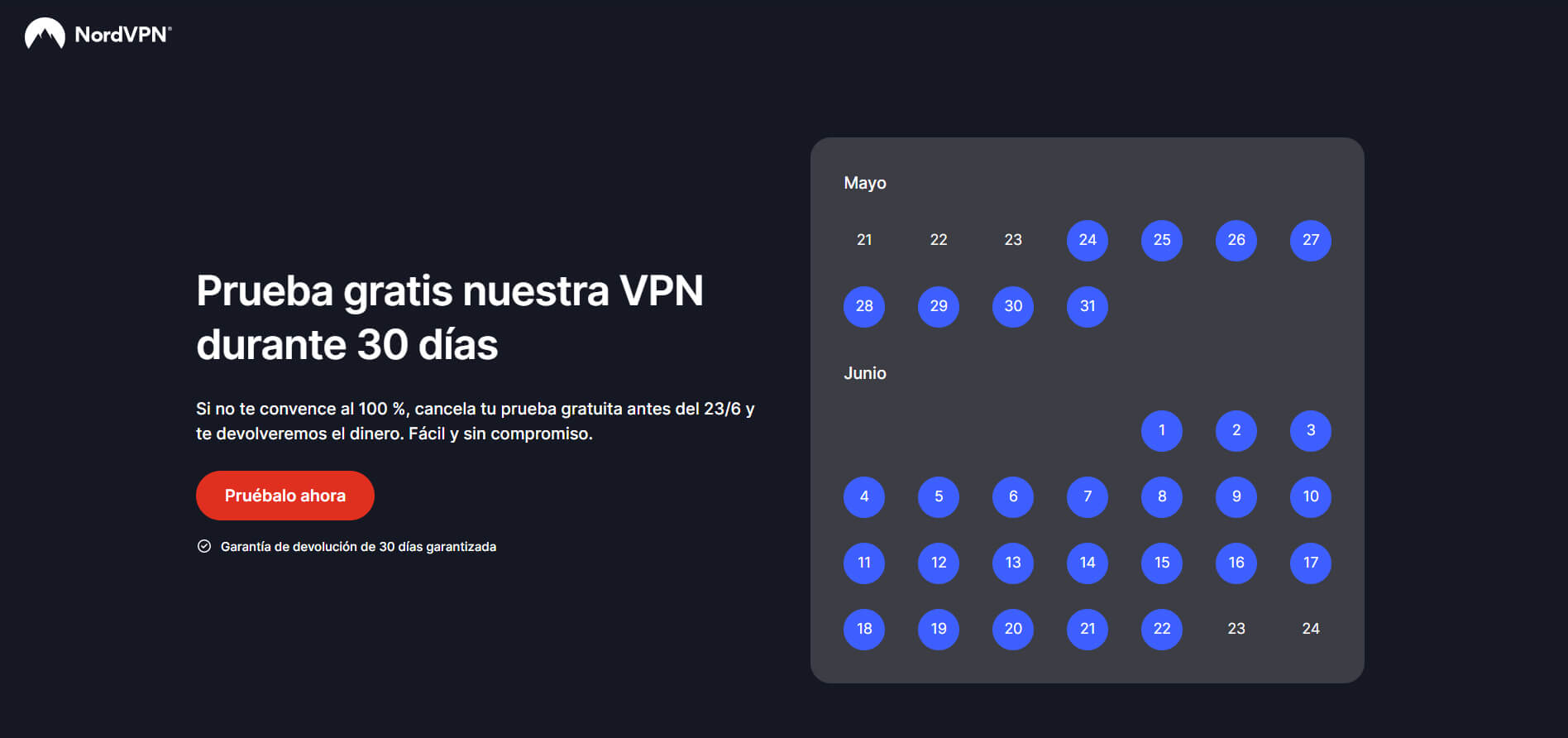 NordVPN Windows prueba