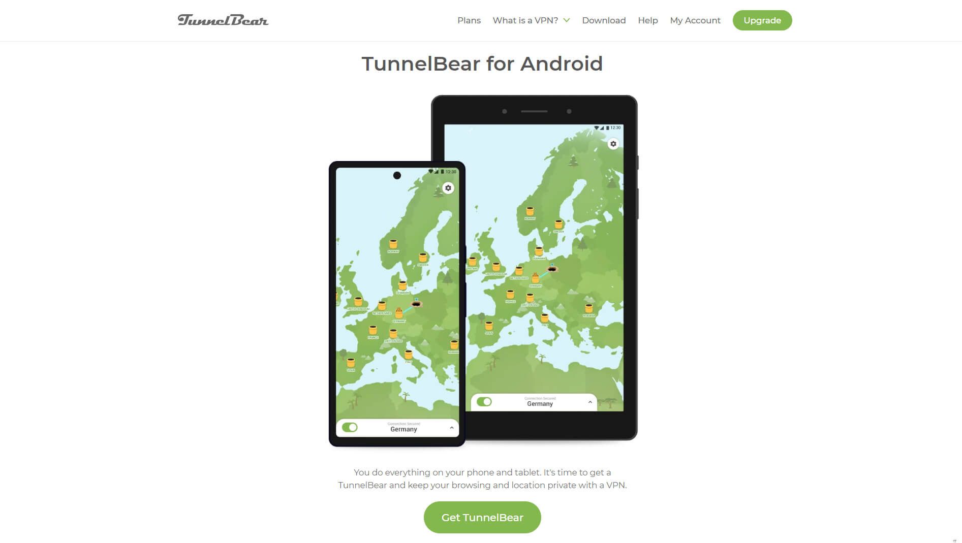 TunnelBear VPN Android