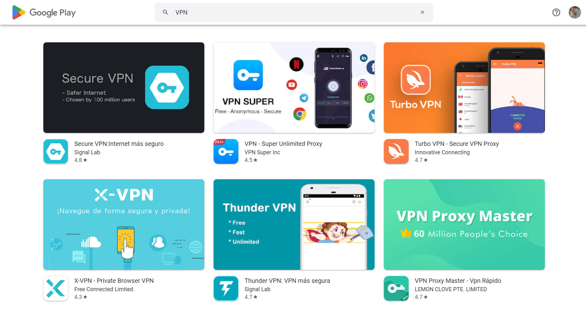 VPN Google Play