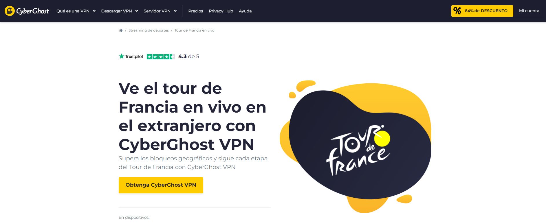 CyberGhost Tour de Francia