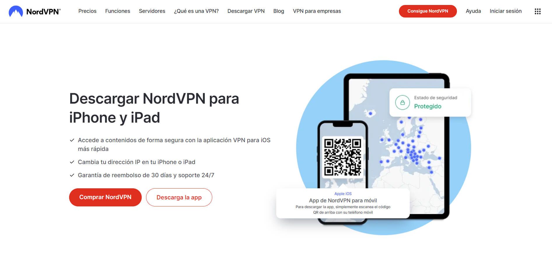 NordVPN para iOS