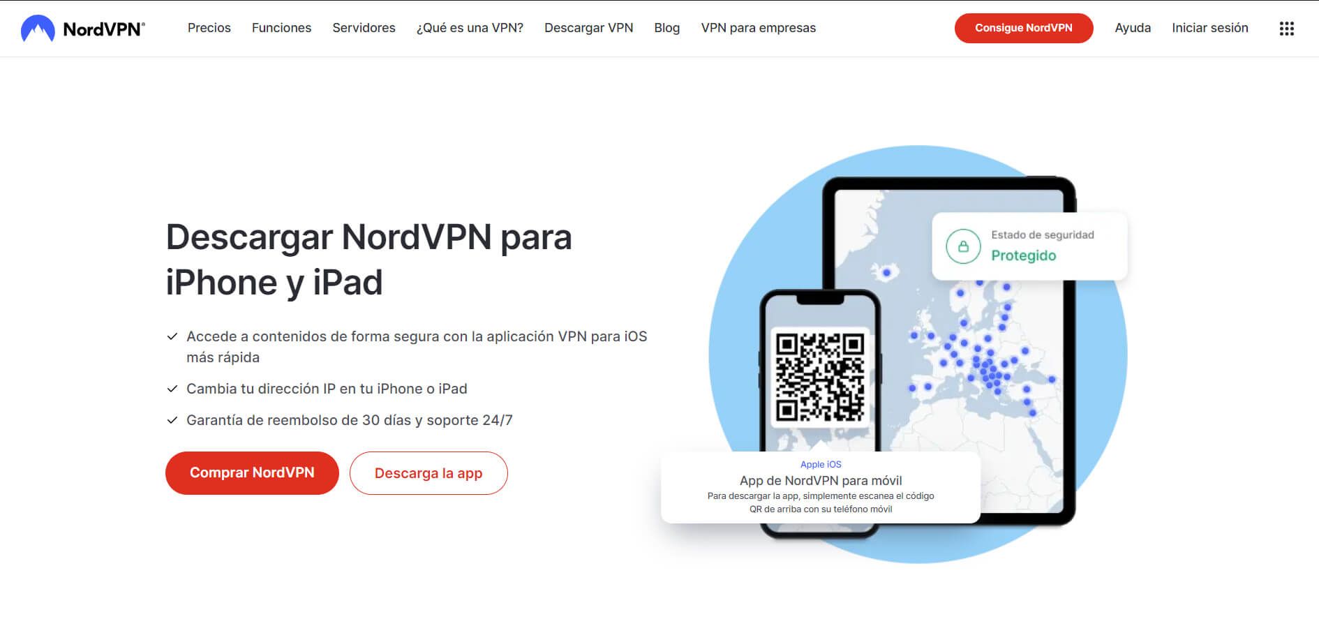NordVPN para iPhone