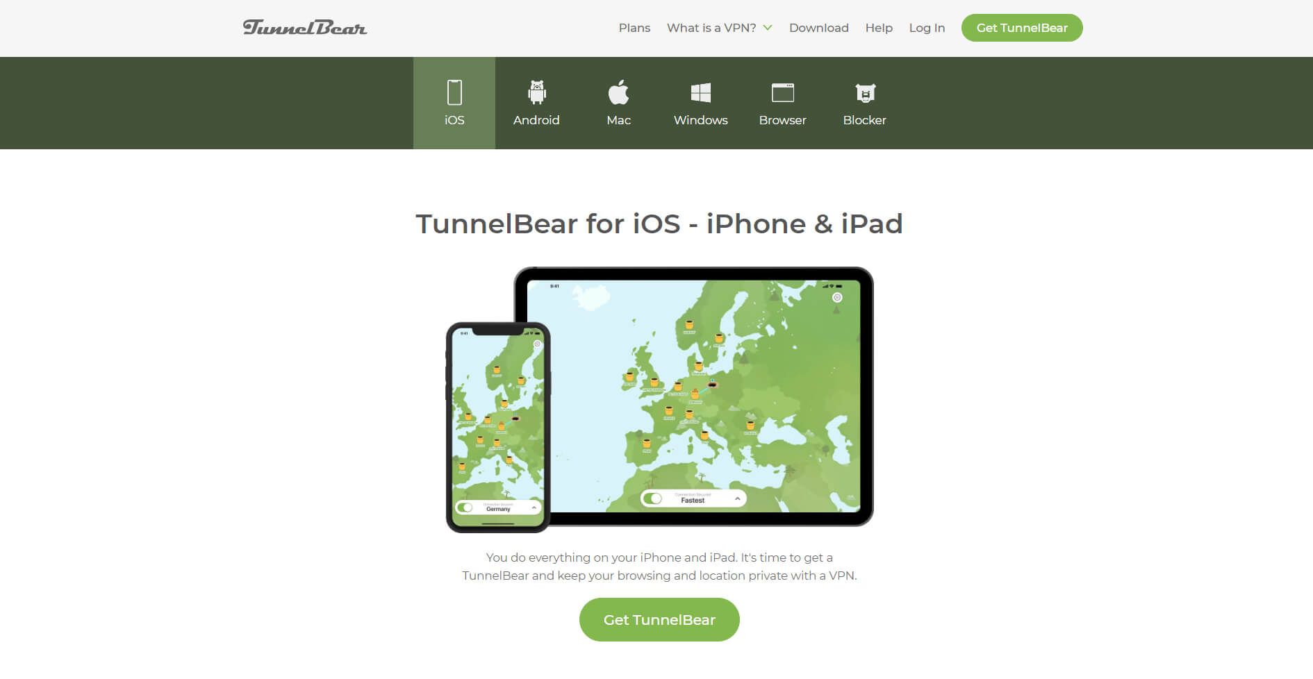 TunnelBear gratis para Android