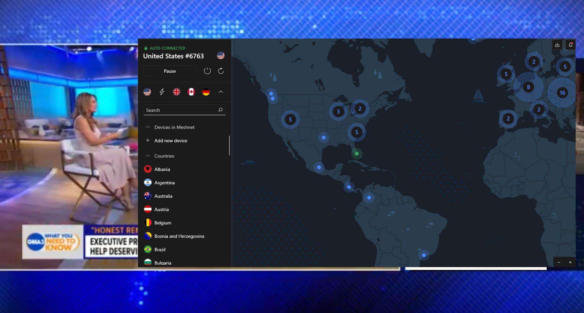 Streaming ABC Estados Unidos NordVPN