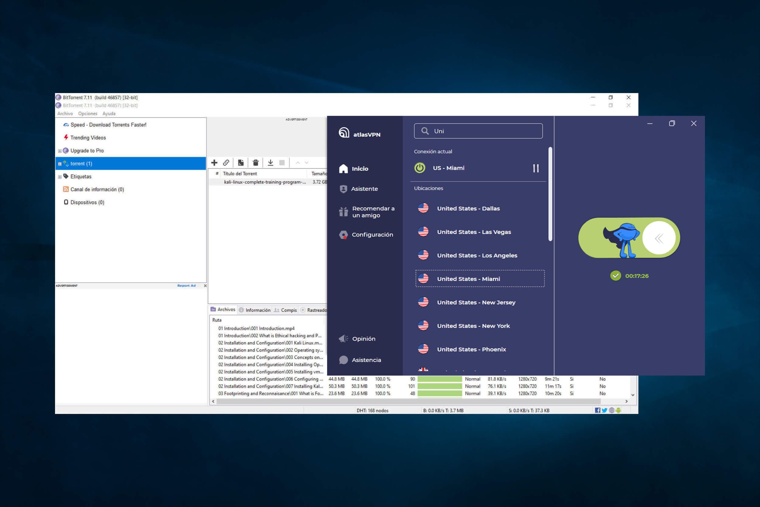 Descargar torrents Atlas VPN