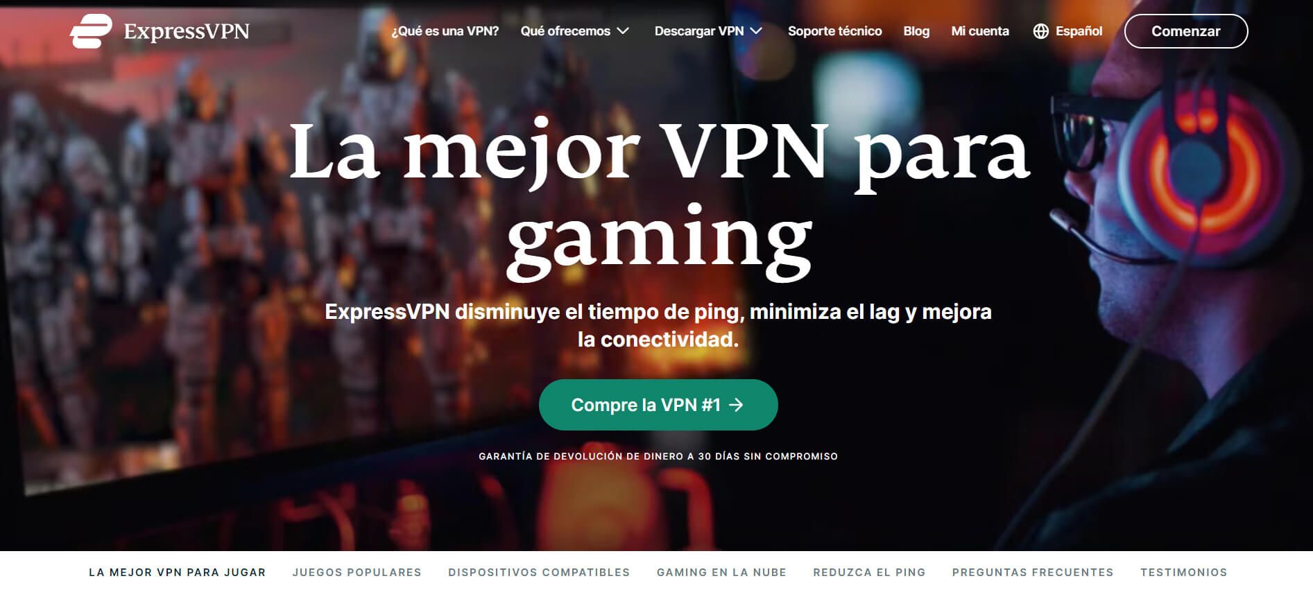 ExpressVPN para Gaming