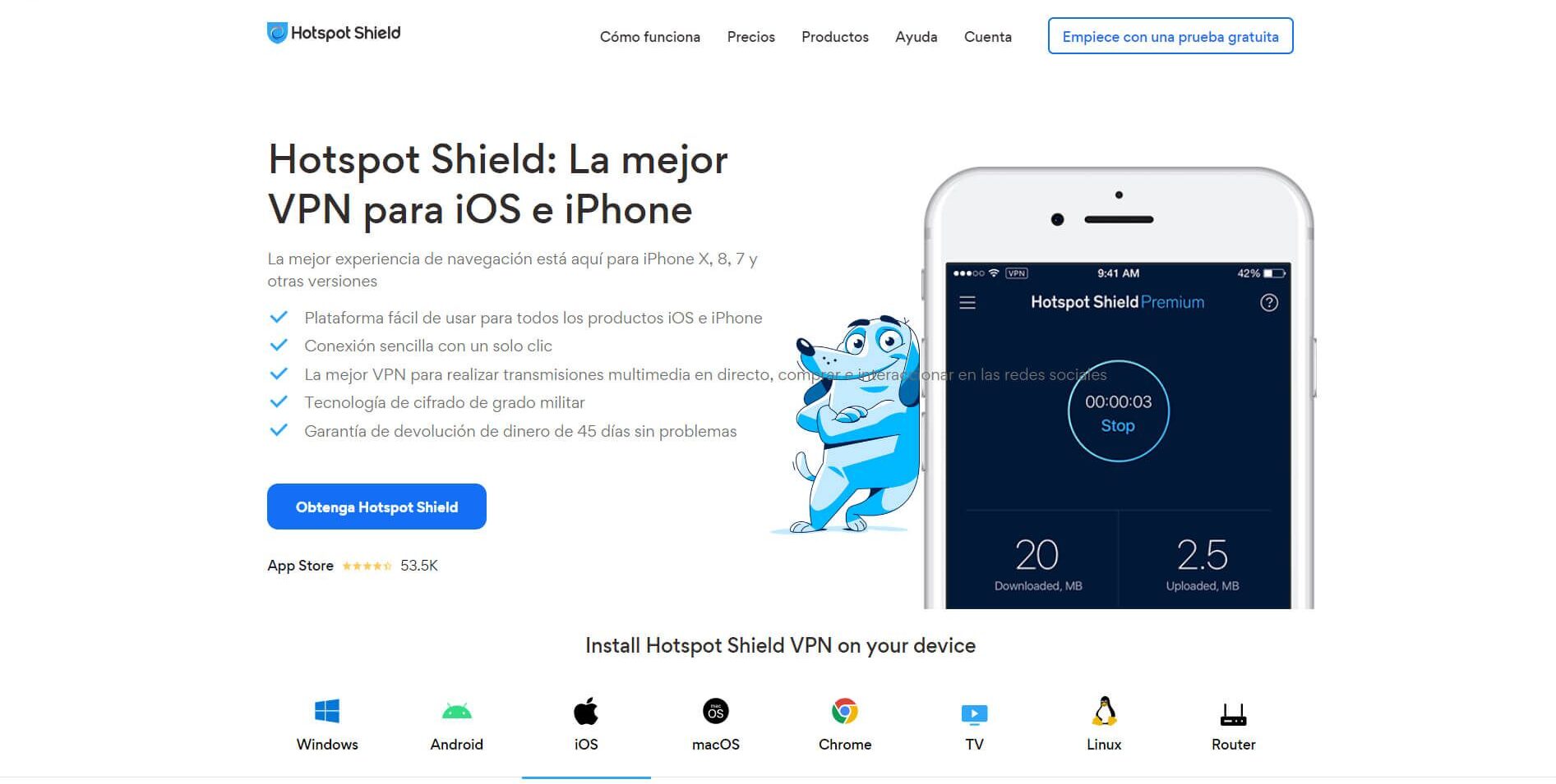 Hotspot Shield iOS