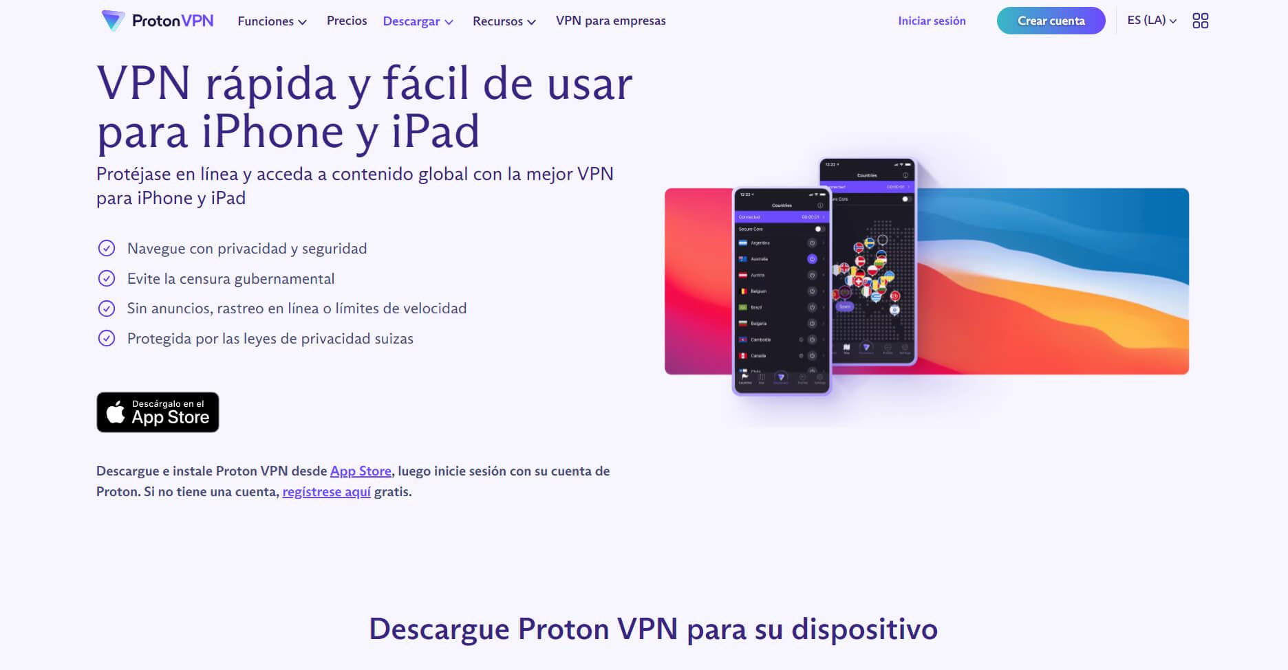 ProtonVPN iOS