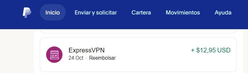 Reembolso ExpressVPN