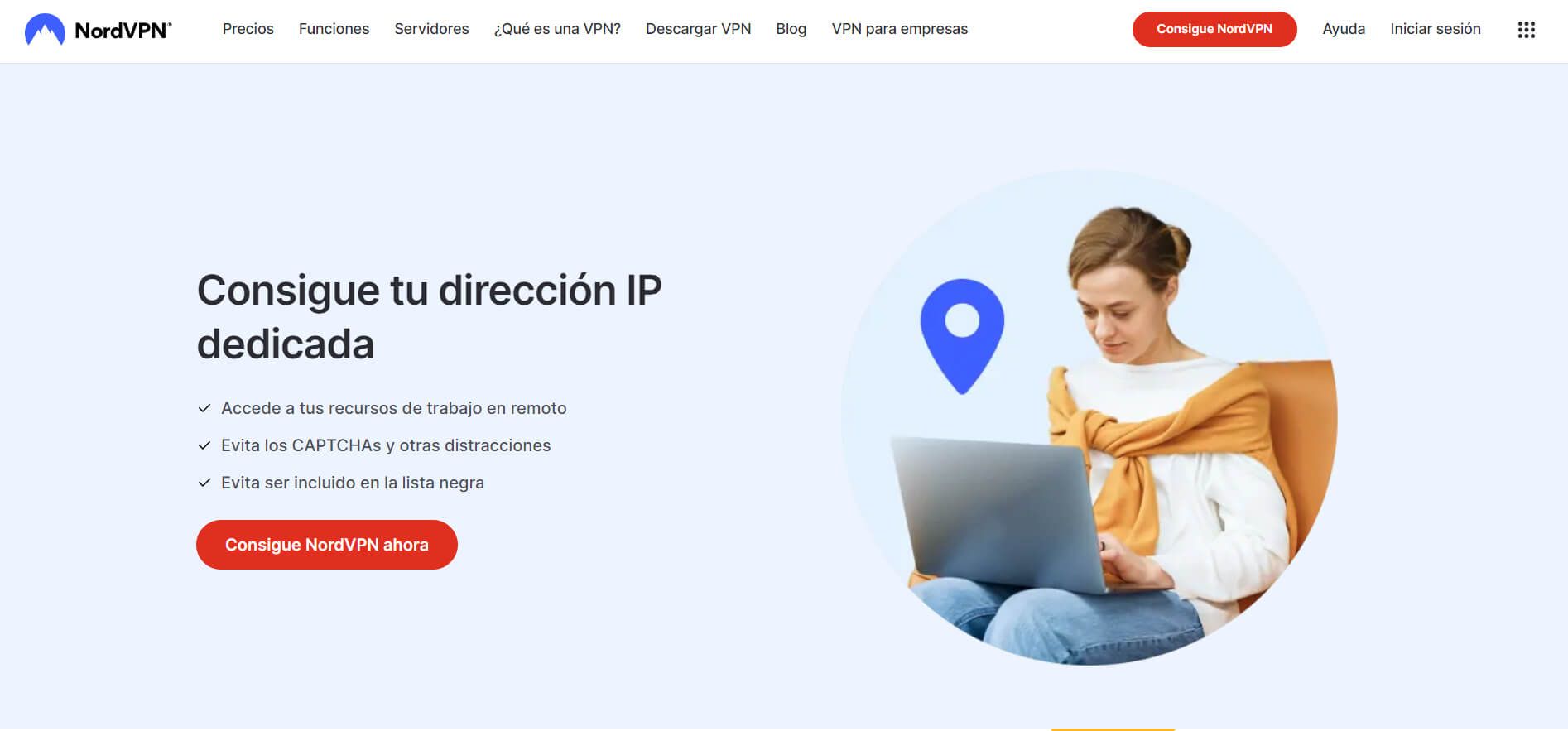 NordVPN IP dedicada