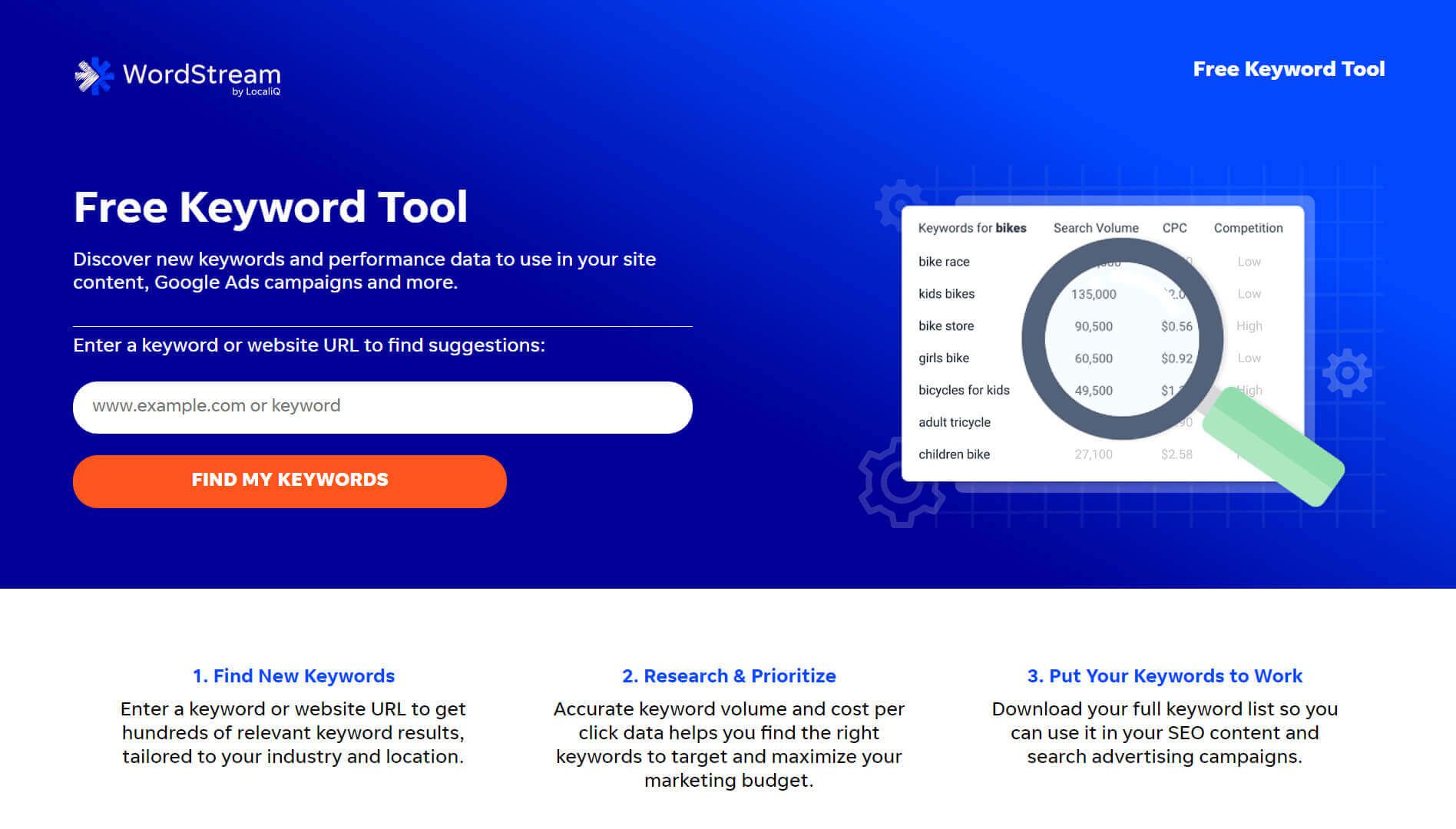 Free Keyword Tool Wordstream