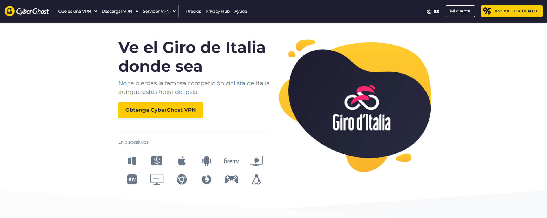 Cyberghost Giro De Italia