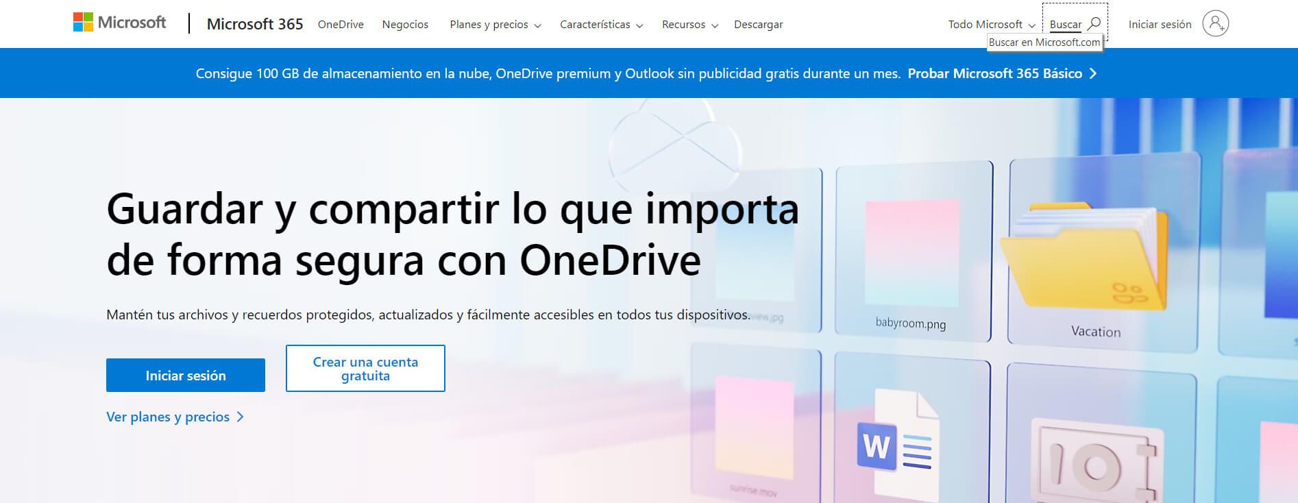 Onedrive Almacenamiento