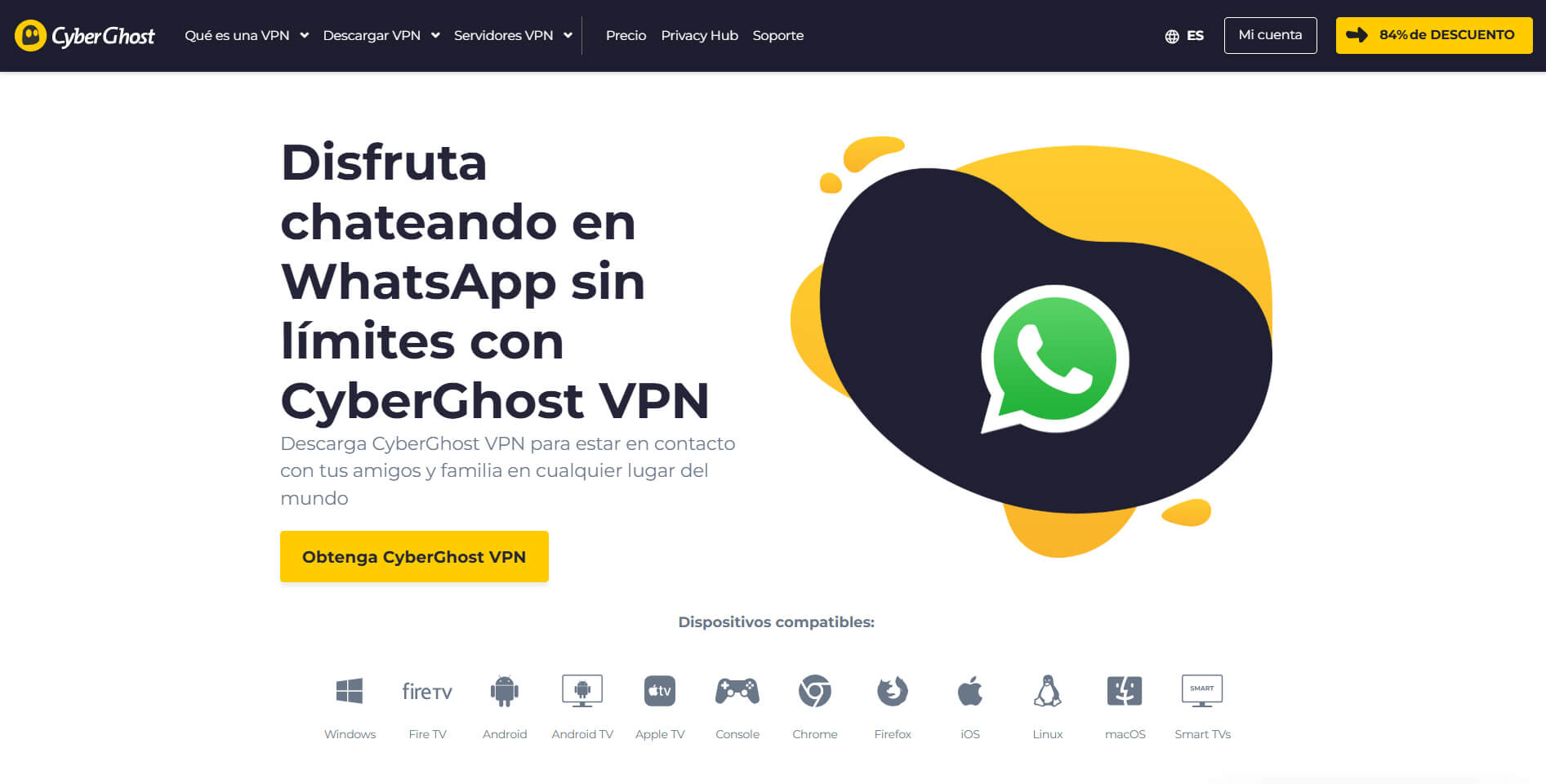 Cyberghost Whatsapp