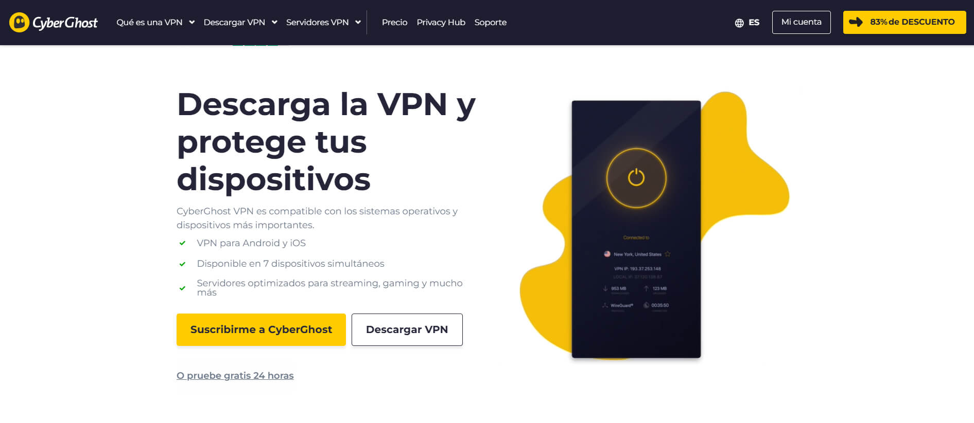 Cyberghost Para Moviles