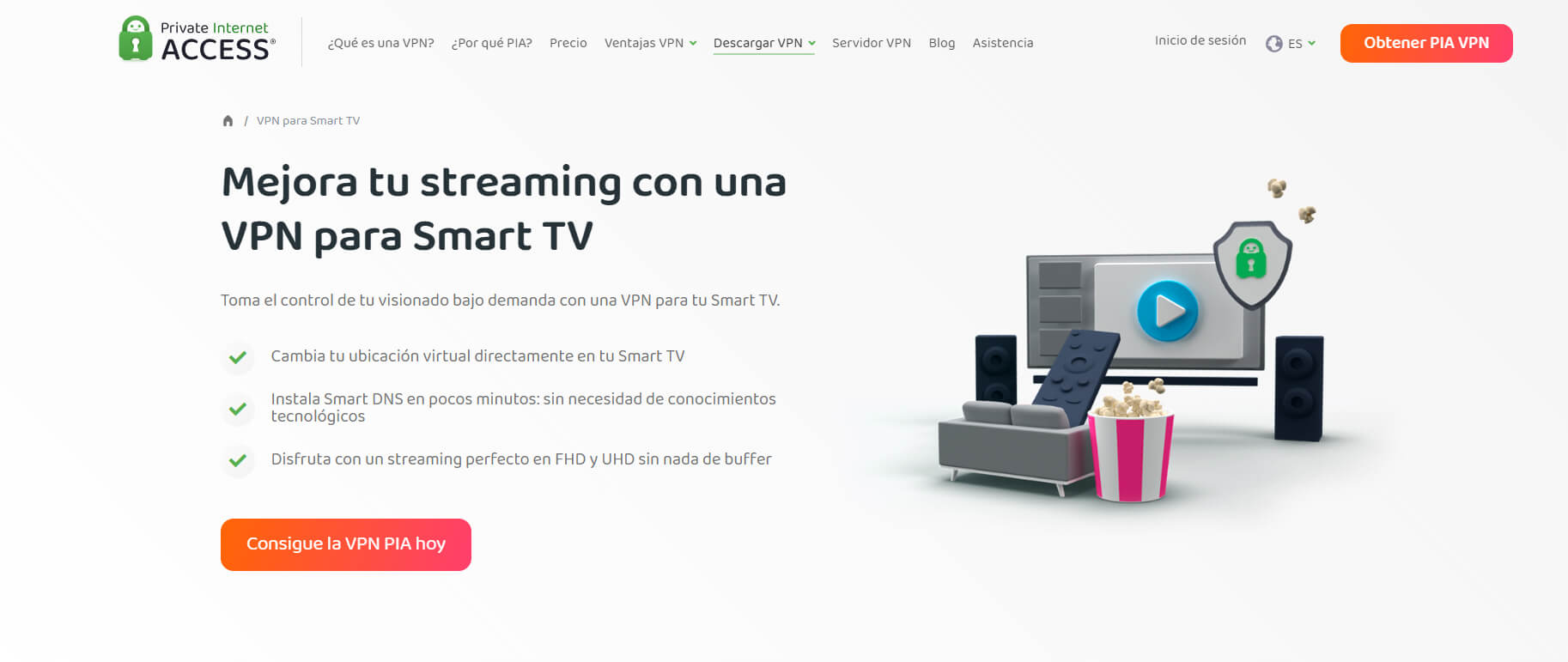 Private Internet Access Pia Vpn Smart Tv