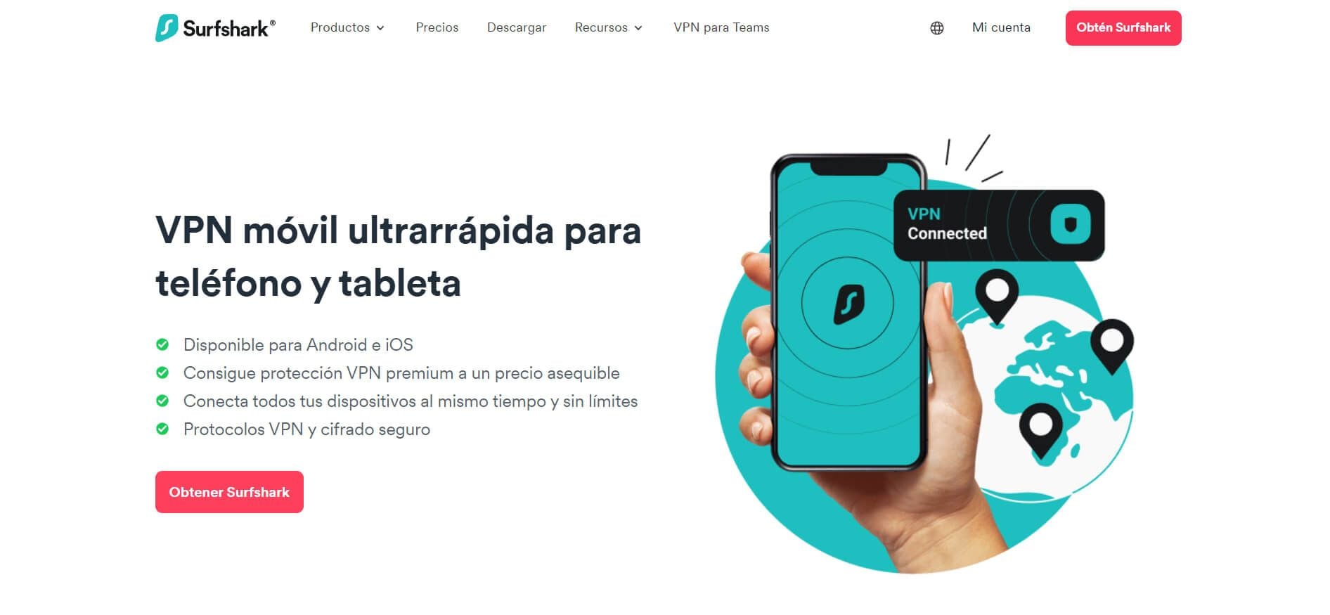 Surfshark Para Moviles