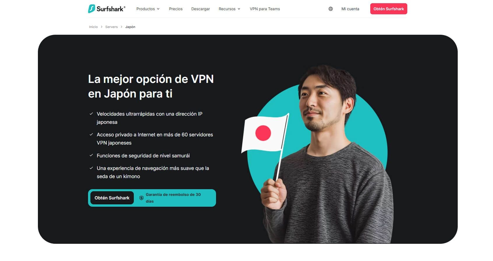 Surfshark Para Japon