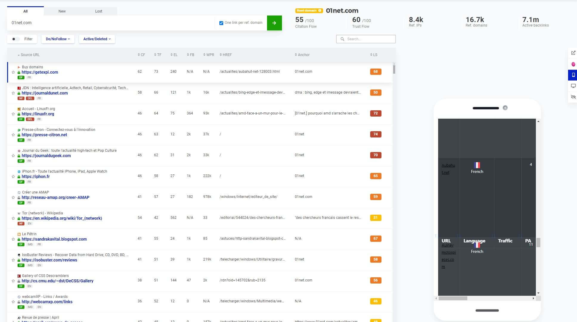 Herramienta Linkminer De Mangools