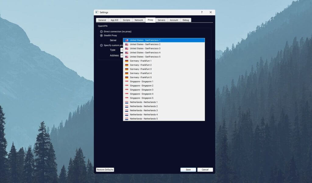 Torguard Stealth Proxy Ofuscacion