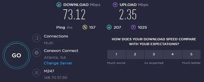 Torguard Prueba De Velocidad Estados Unidos