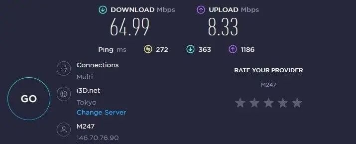 Torguard Prueba De Velocidad Japon