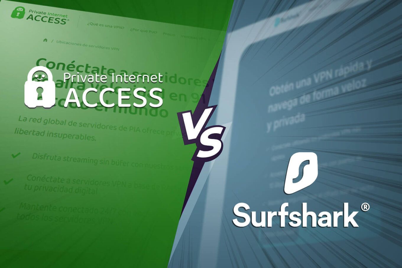 Comparacion Analisis Surfshark Vs Private Internet Access