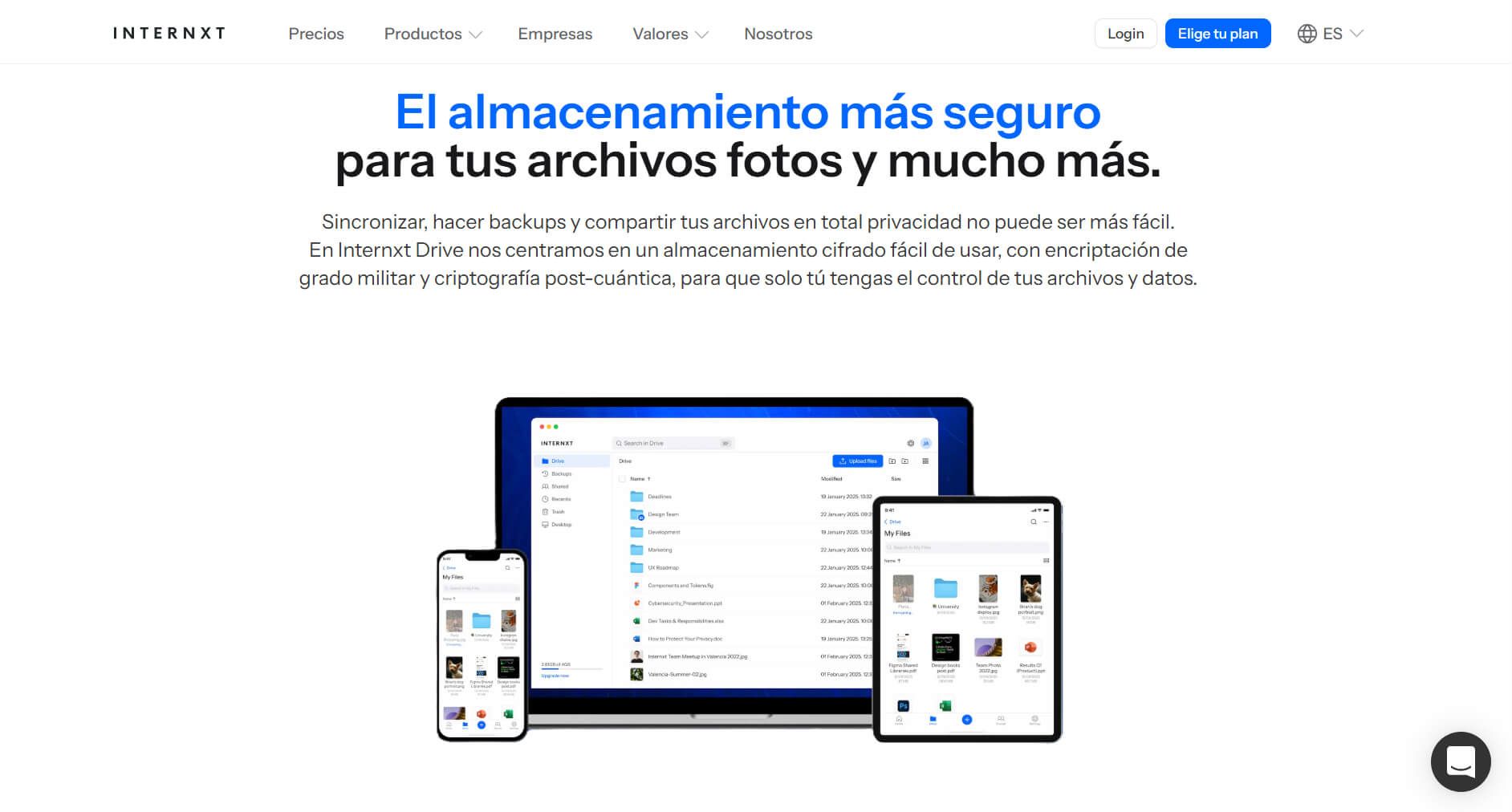 Internxt Almacenamiento En La Nube