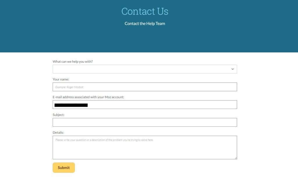 Moz Atencion Al Cliente Formulario De Soporte