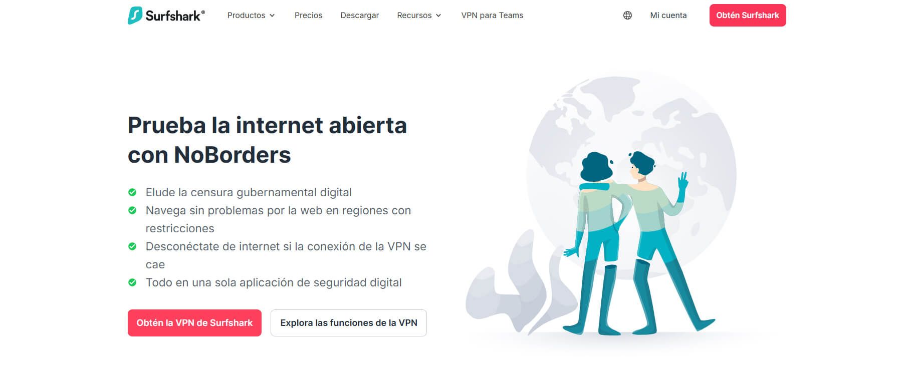 Surfshark Modo Noborders Para Burlar Censura