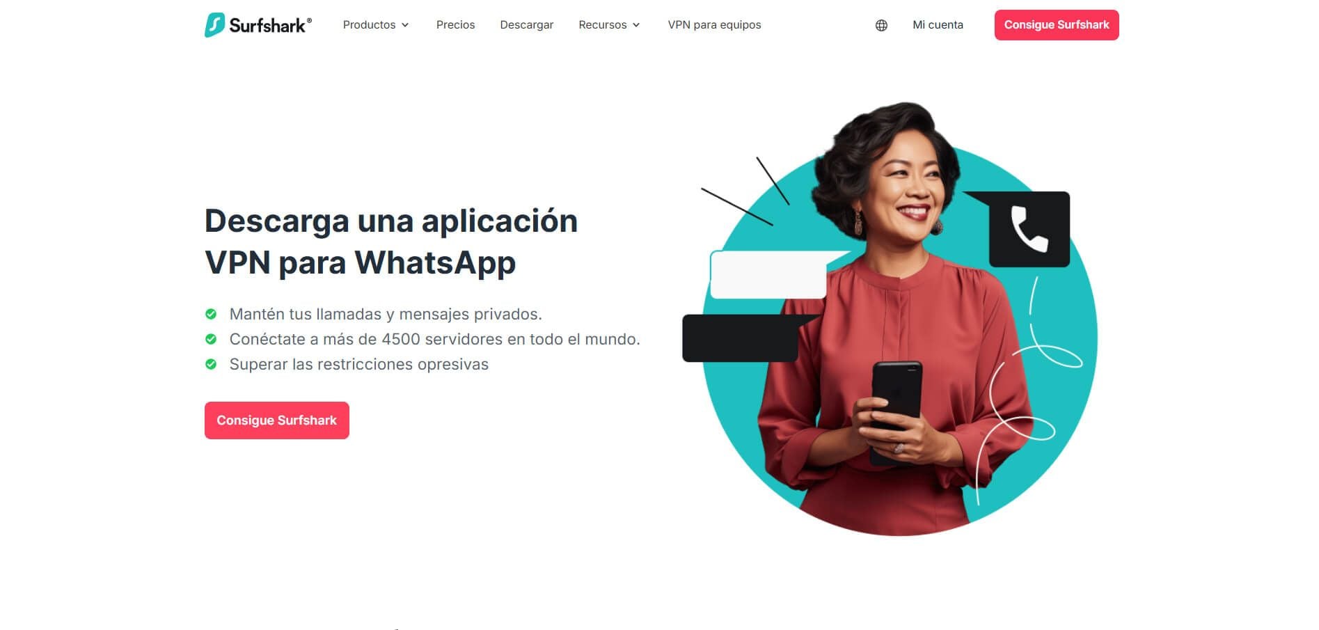 Surfshark Para Whatsapp