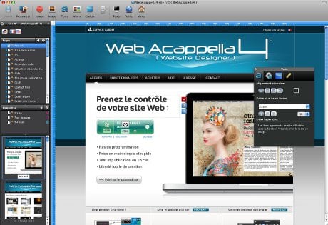 logiciel web acappella gratuit