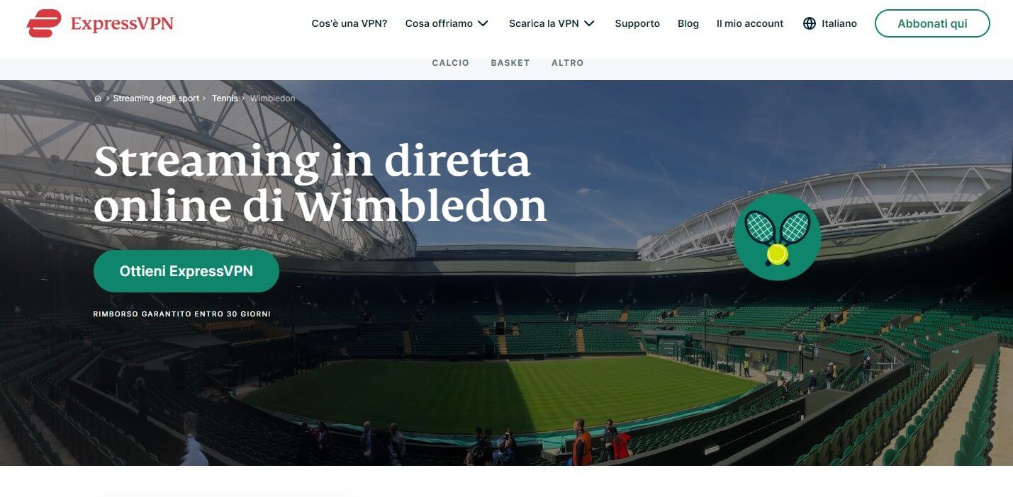 Come guardare Wimbledon 2023 live dallItalia