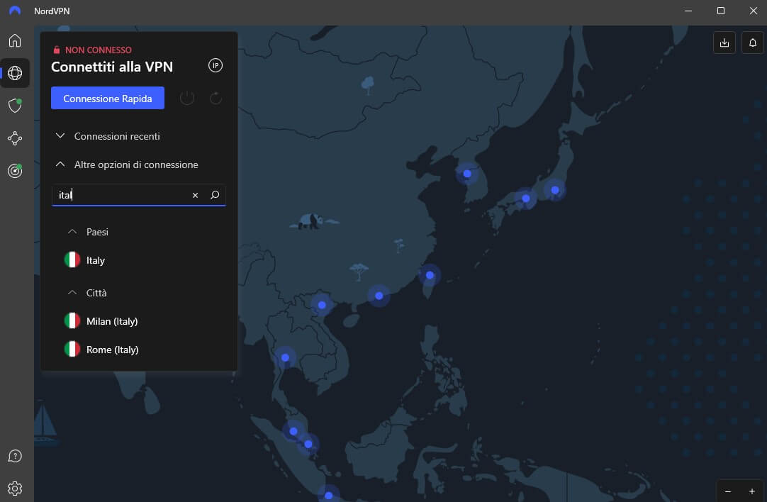 Nordvpn Server Italiano