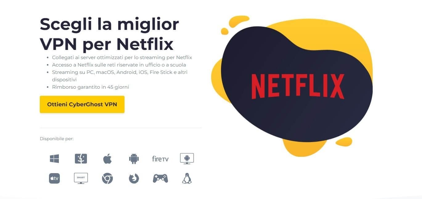 Cyberghost Per Netflix