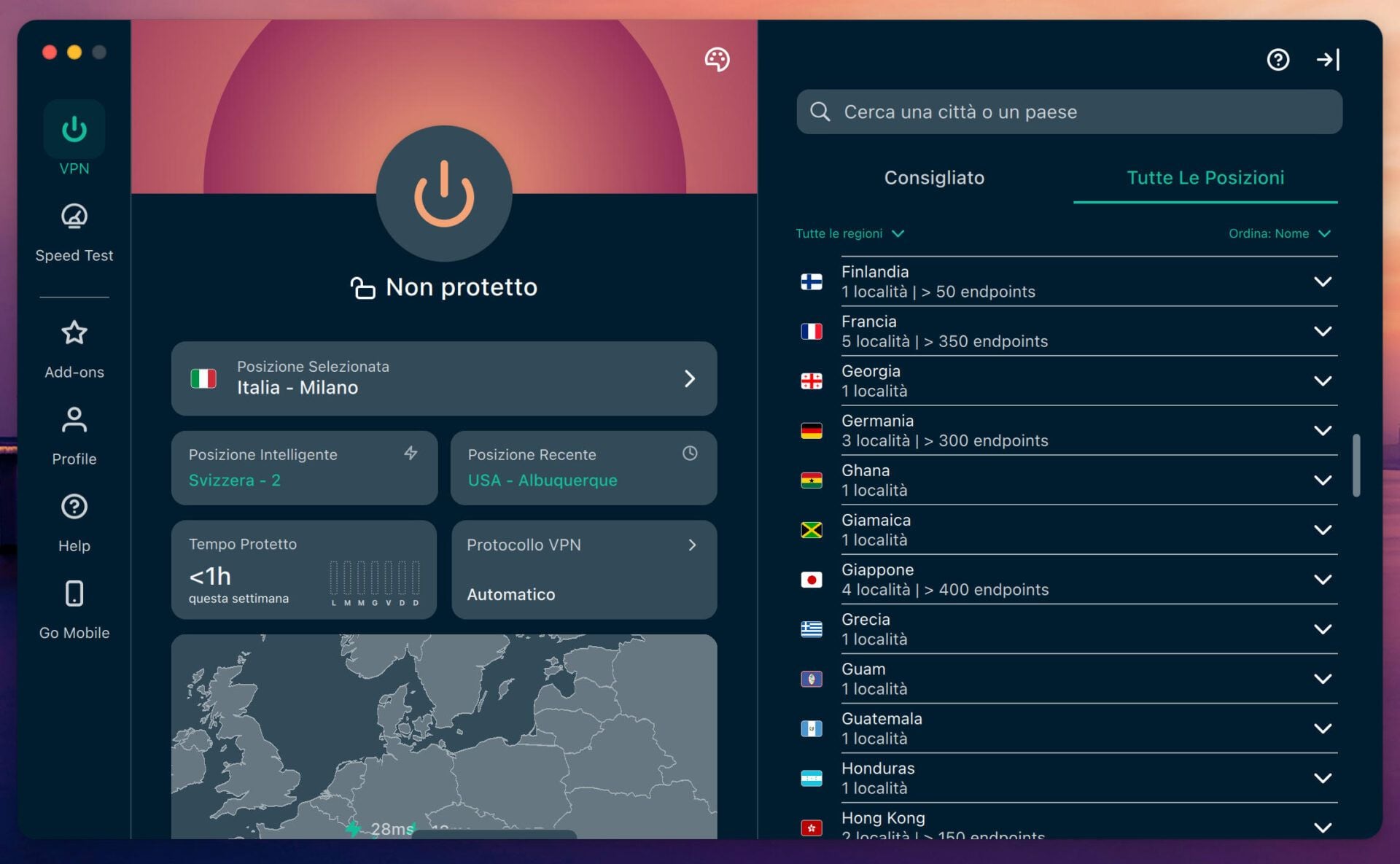 ExpressVPN sblocca sito