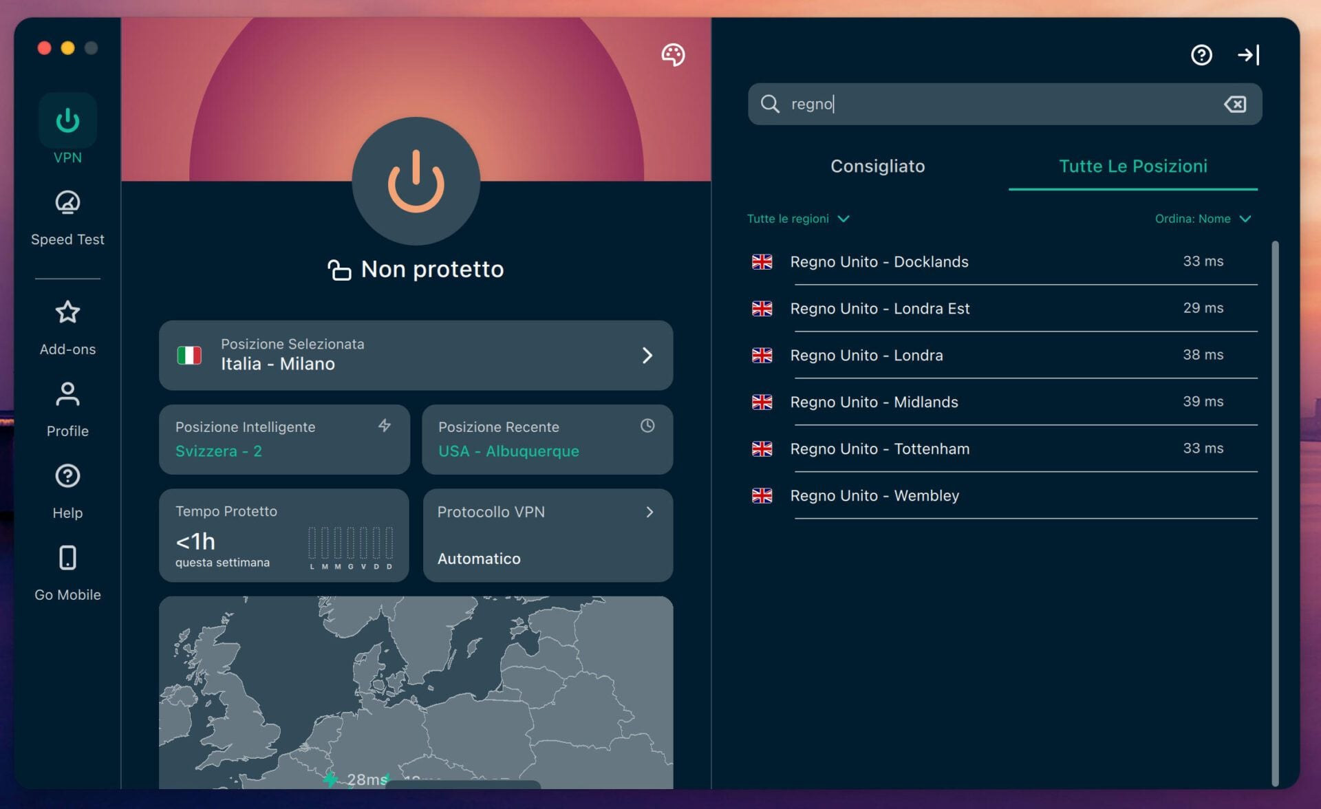 ExpressVPN Regno Unito VPN