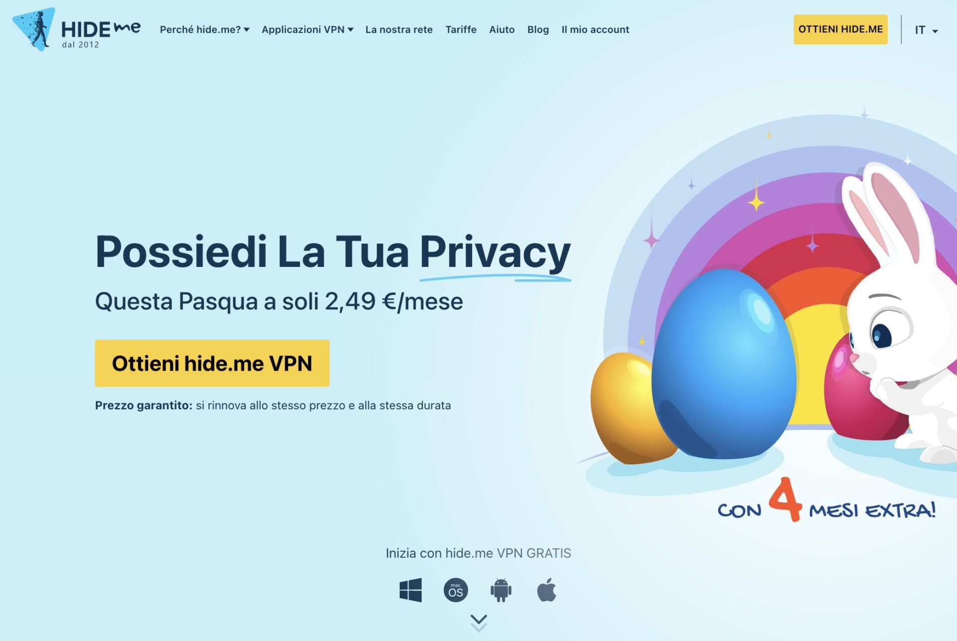 Hide.me VPN Italia
