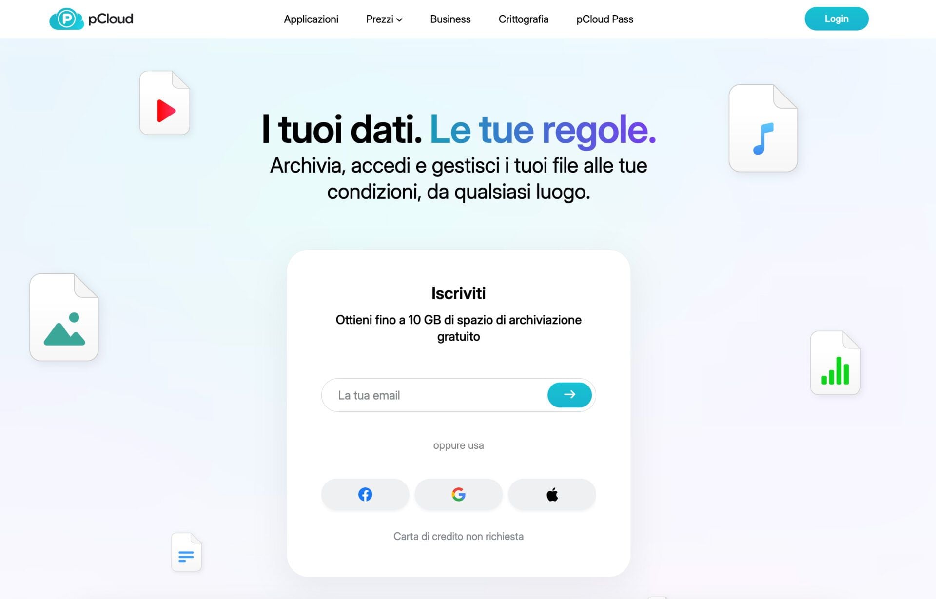 Pcloud Servizi Cloud Storage